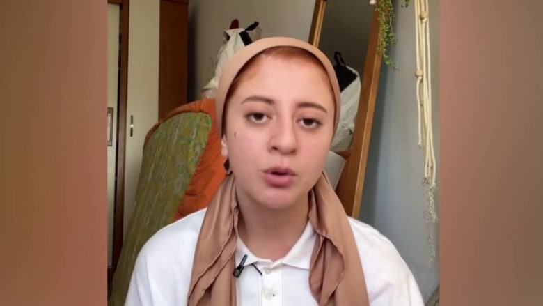 Gaza resident describes being 'scared' amid airstrikes