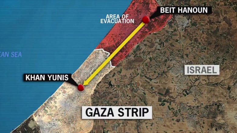 How fighting in southern Gaza may complicate mass evacuations