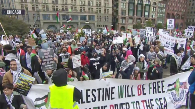 Protests erupt coast to coast a week after Hamas attack on Israel