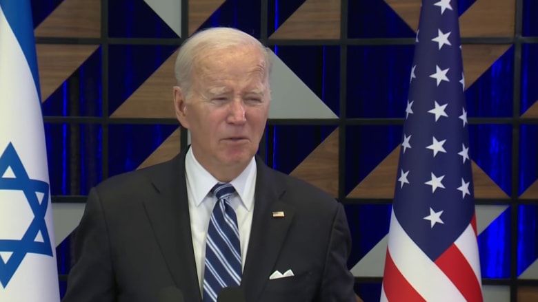 Biden cautions Israel to be careful, points to U.S. 'mistakes' after 9/11 attacks