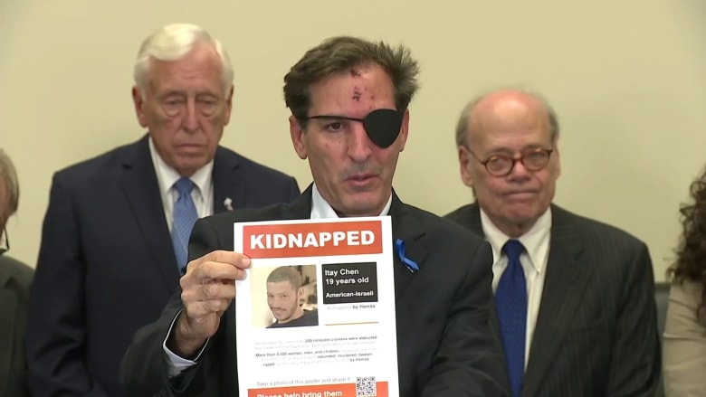 Families of Israeli hostages meet with lawmakers on Capitol Hill