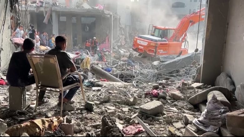 Eyewitness says it was 'no ordinary rocket' as Israel releases video of Gaza missile strikes