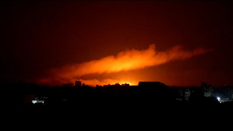 Gaza hit by explosions early Saturday morning