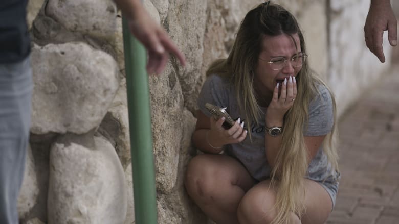 Tears and terror as Hamas rockets hit Israeli town of Ashkelon