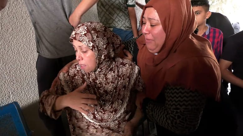 Video captures grief of bereaved mother in Gaza