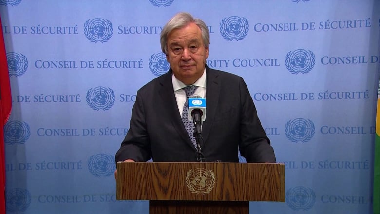 ‘This is false’: U.N. chief refutes accusations he excused Hamas attacks