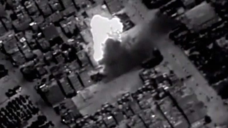 Israeli military video shows 'strikes on Hamas military targets' inside the Gaza Strip