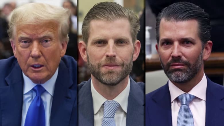 Eric and Donald Trump Jr. testify in former president's New York civil fraud trial