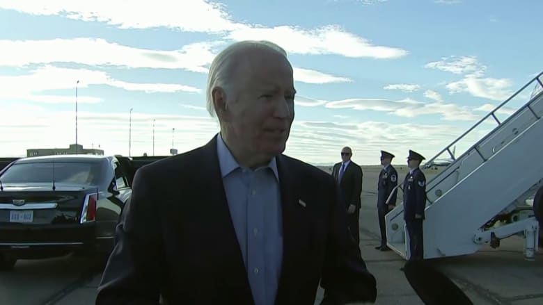 'Safe in Egypt': Biden remarks on American hostage