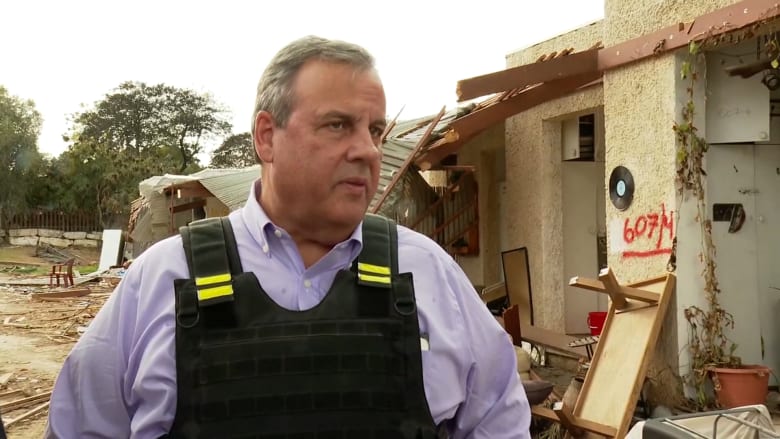Republican presidential candidate Chris Christie travels to Israel