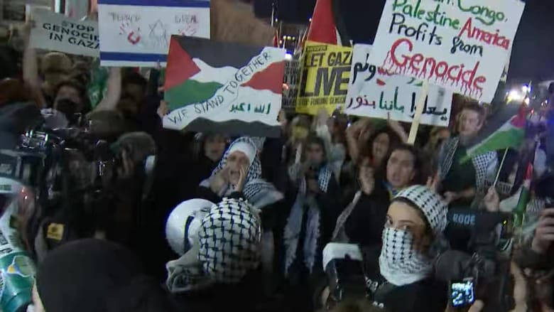 Pro-Palestinian demonstrators rally in Washington, D.C.