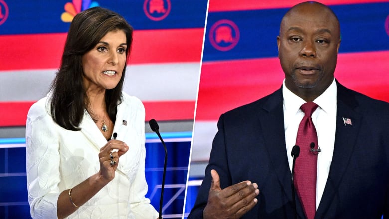 Haley and Scott get into heated exchange over 15-week abortion limit