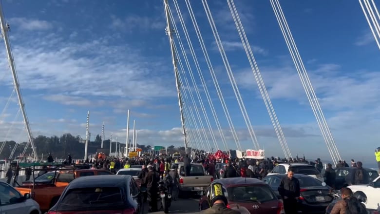 Protesters shut down San Francisco’s Bay Bridge