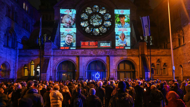 Germany march for Kristallnacht anniversary shows support for Hamas victims