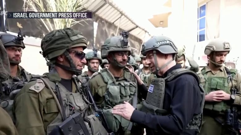 Netanyahu visits Israeli soldiers in Gaza hours after devastating strike