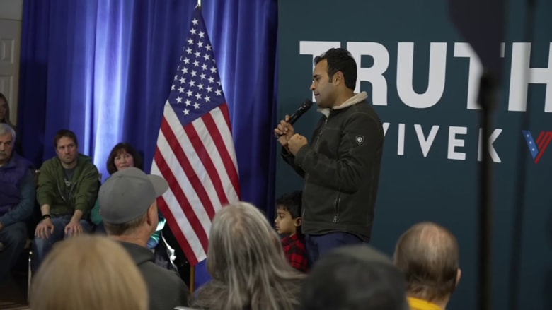 Ramaswamy says he would consider sending his kids to public school if elected