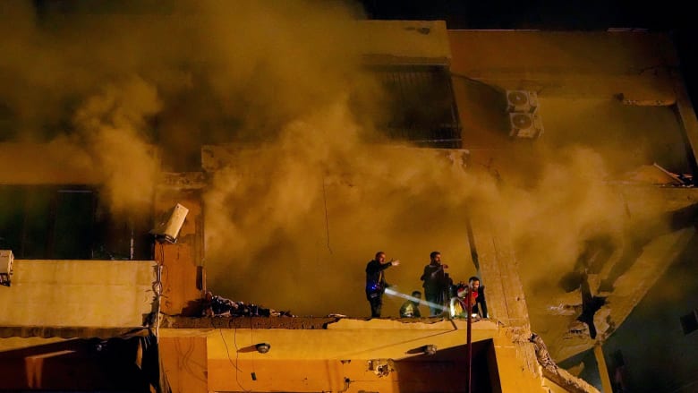 Video shows aftermath of Beirut drone strike on Hamas leadership