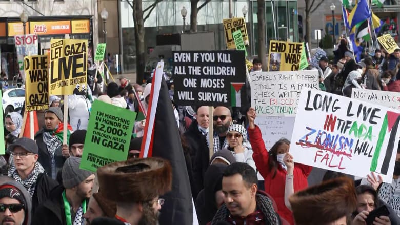 Thousands gather in Washington, D.C. in support of Gaza