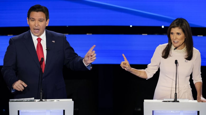 Watch highlights from the Republican presidential debate in Iowa