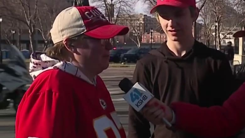 Legally blind witness describes being pulled to safety at Super Bowl parade