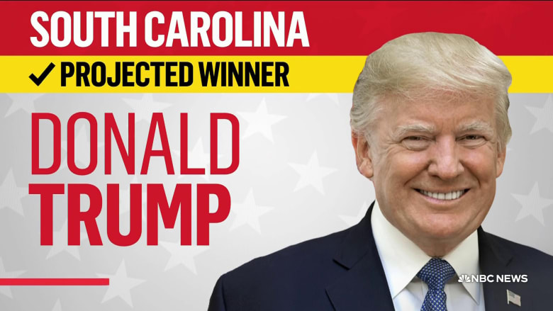 NBC News projects Trump wins South Carolina GOP primary
