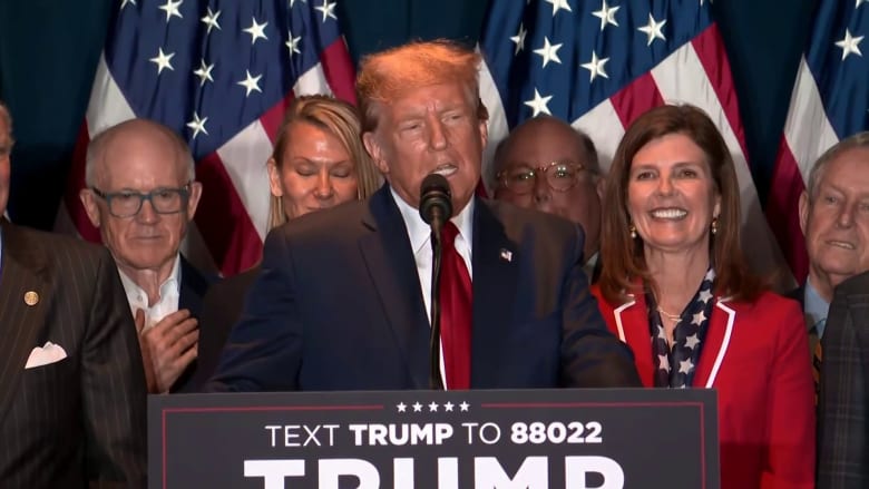 Trump speaks after projected win in South Carolina GOP primary