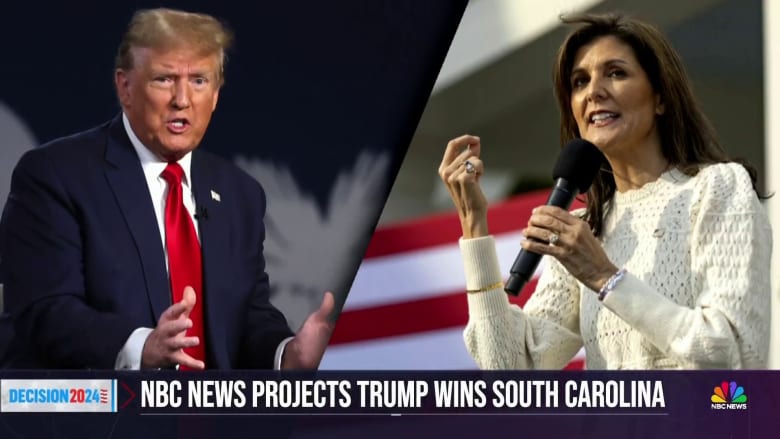 NBC News projects Trump wins South Carolina GOP primary