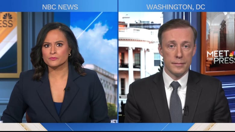 NSA Jake Sullivan won't say whether U.S. would withhold weapons sales to Israel as leverage