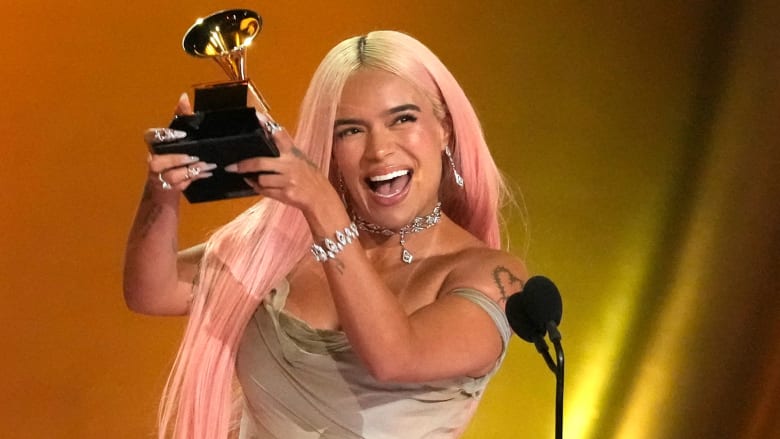 Karol G makes history as first female reggaeton to win Grammy