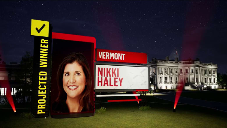 Haley projected winner in Vermont GOP primary