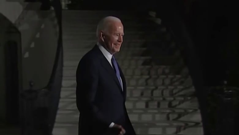 Biden jokes as he leaves the White House for State of the Union speech