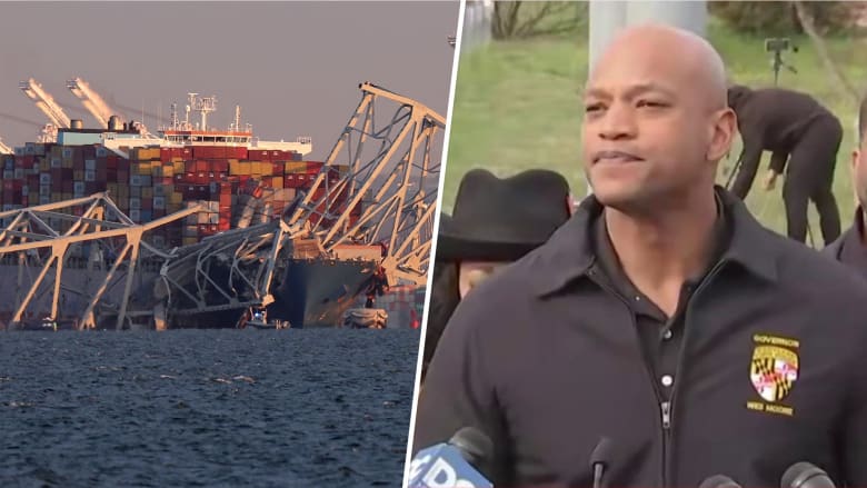 Mayday call was made to limit traffic on bridge: Maryland governor