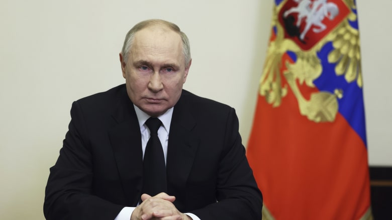 Putin vows to punish perpetrators after deadly Moscow concert attack