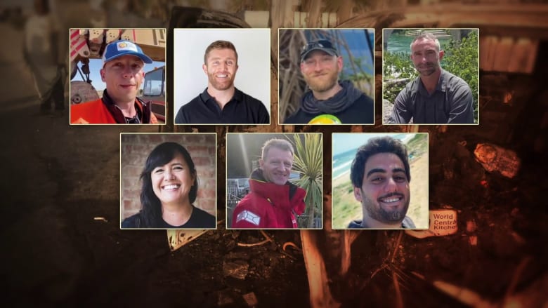 Biden pays tribute to the 'brave' aid workers killed in Israeli airstrike