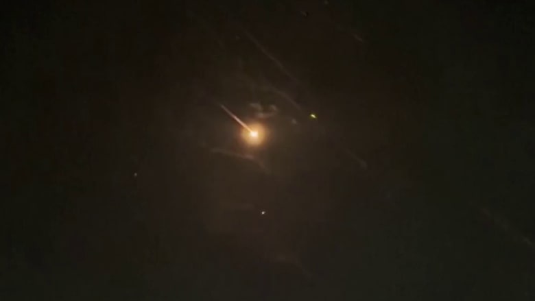 Rockets and flares explode across sky in Jerusalem