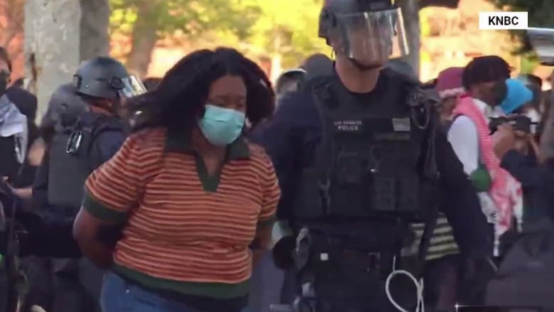 LAPD begins arresting protesters on USC campus