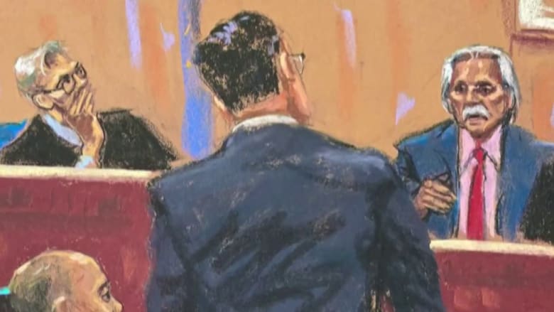 Former National Enquirer publisher on stand for third day in Trump hush money trial