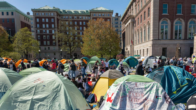 Pro-Palestinian protests spread to more Ivy League campuses