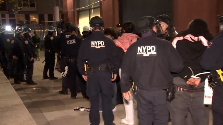 NYPD arrests protesters for trespassing on NYU campus