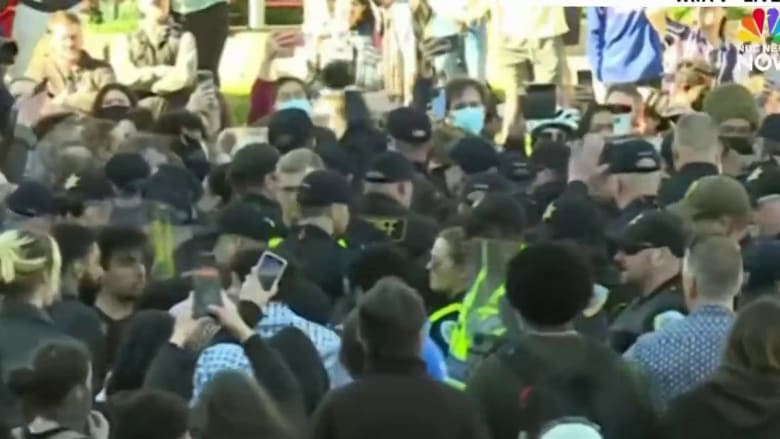 Police make arrests at UW-Madison during pro-Palestinian protests