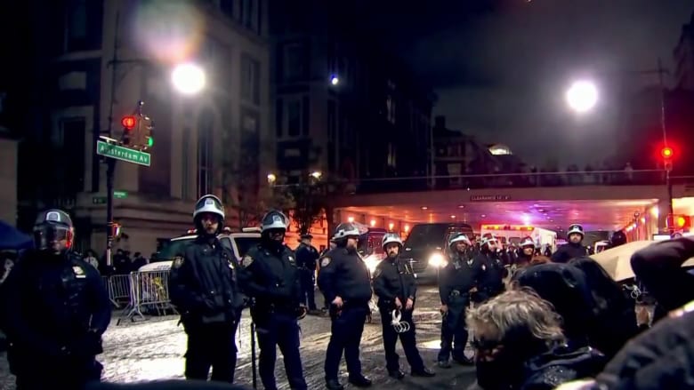 More protests and crackdowns on campuses nationwide