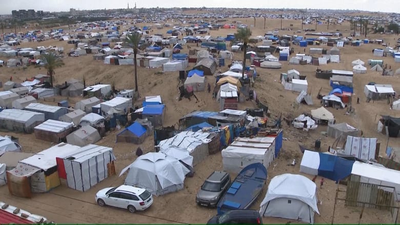 Video shows area Israel told Rafah residents to flee to