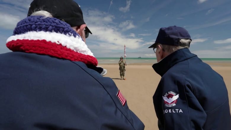 Some veterans who stormed Normandy return for the first time