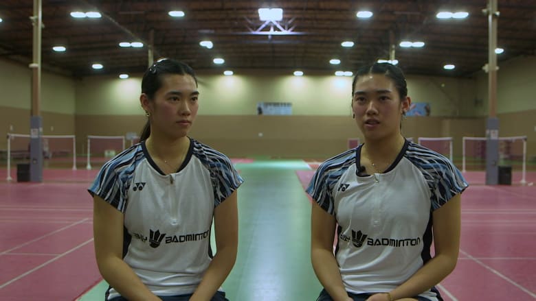 Twin sisters to compete in badminton in Paris