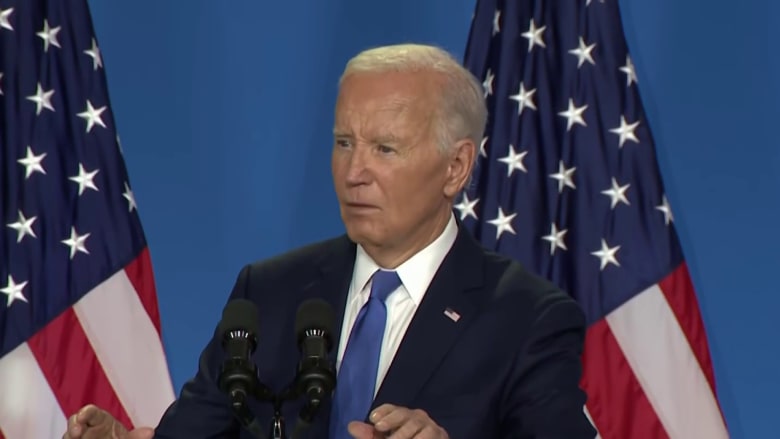 Biden says he's 'determined on running' in November