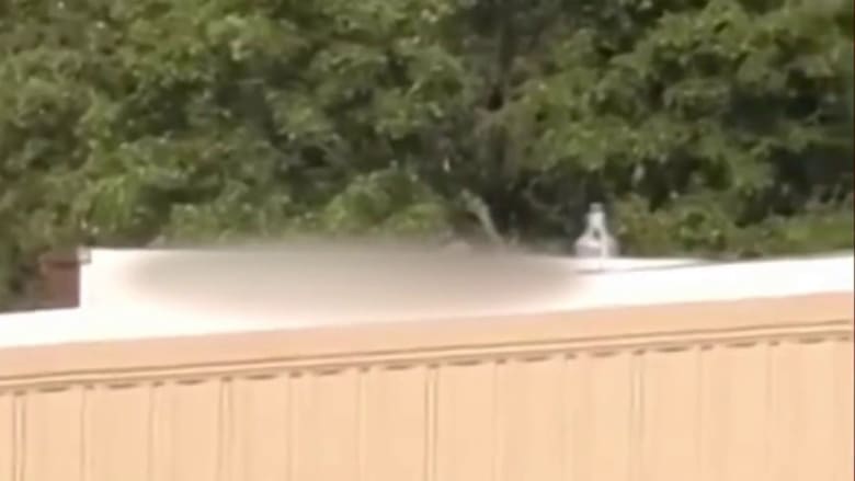 Video appears to show body of possible shooter near rally