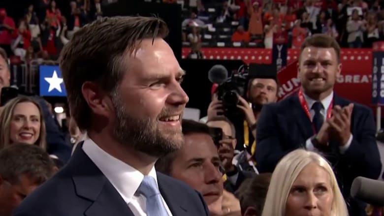 JD Vance officially nominated as Trump's running mate