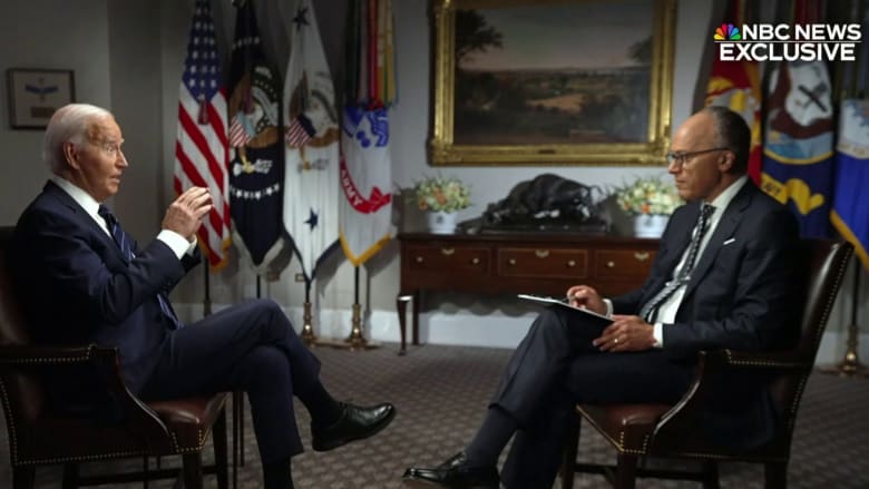Exclusive: Biden on his conversation with Trump and heated campaign rhetoric