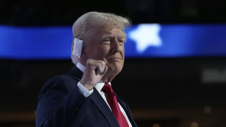 'I'm not supposed to be here tonight': Trump details shooting experience