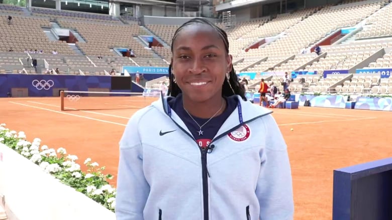 Coco Gauff talks being selected as flag bearer for Paris Olympics